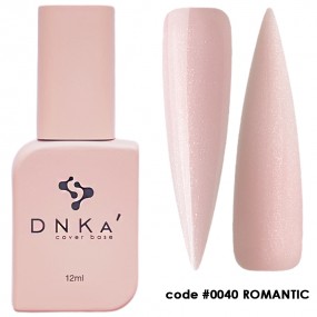 DNKa Cover Base №040 (кремовий рожевий з срібним шиммером), 12 мл