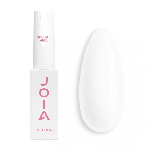Joia_vegan Рідкий гель polyliquid gel для зміцнення та моделювання, 8 мл, delicate white, 8 мл