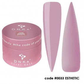 DNK Cover base №0033 esthetic, 30 мл пильно-рожевий