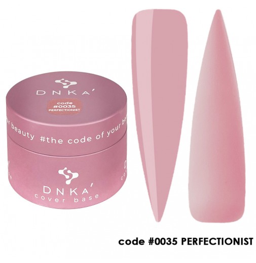 DNK Cover base №0035 perfectionist, 30 мл ніжний рожевий