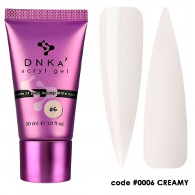 DNK Acryl Gel (tube) #0006 creamy, 30 мл