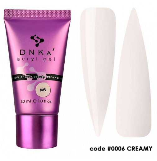 DNK Acryl Gel (tube) #0006 creamy, 30 мл
