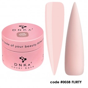 DNK Cover base №0038 flirty, 30 мл нежный светло-розовый