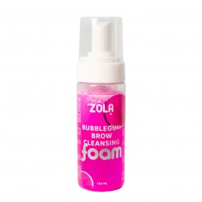 ZOLA Bubblegum Brow Cleansing Пена для бровей очистительная, розовая, 150 мл