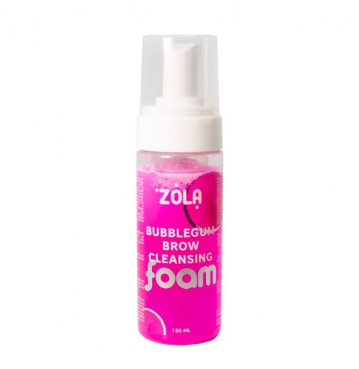 ZOLA Піна для брів очищувальна рожева bubblegum  brow cleansing 150 мл
