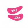 ZOLA Патчі силіконові багаторазові для очей (1 пара) (малинові)
