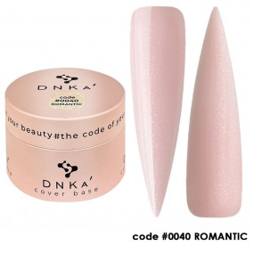 DNK Cover Base №0040 Romantic, 30 мл світло-рожева з шиммером