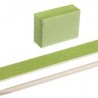 Kodi Інструмент набор для маникюра 04, колір  зеленый  (пилочка 120/120, баф 120/120, апельсинова палочка)