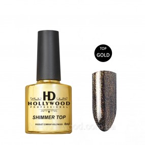 HD Hollywood Топ shimmer top gold, 8 мл