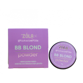 ZOLA Пудра освітлювальна фіолетова для брів bb powder 10g