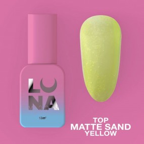 Luna Топ матовий (без липкого шару) sand yellow 13 мл