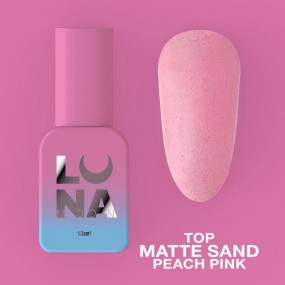 Luna Топ матовий (без липкого шару) sand peach pink 13 мл