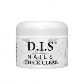 D.I.S Nails Гель однофазный thick clear (кристально-прозрачный) №03, 60 г