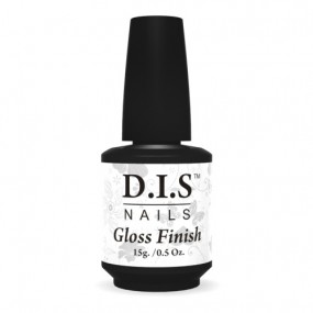 D.I.S Nails top Gloss Finish (топ без липкого слоя), 15 мл