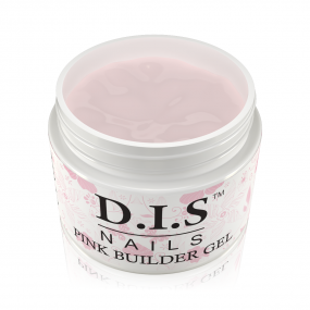 D.I.S Nails pink builder gel (прозрачно-розовый), 30 мл