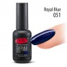 Гель-лак PNB 051 Royal Blue (Темно-синий с перламутром), 8 мл
