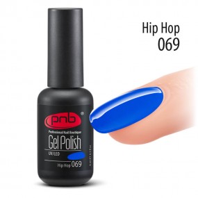 Гель-лак PNB 069 Hip Hop (Синий), 8 мл