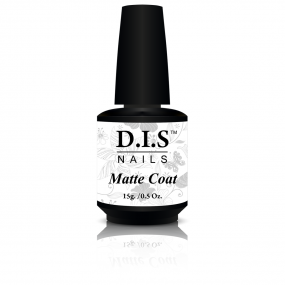 D.I.S Nails top матовый финиш для натуральных ногтей, 15 мл