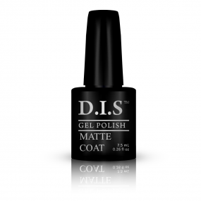 D.I.S Nails Gel Polish Matte Top с липким слоем (матовый финиш), 7,5 мл