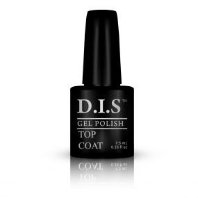 D.I.S Nails GEL POLISH TOP верхнее глянцевое покрытие с липким слоем 7,5 мл